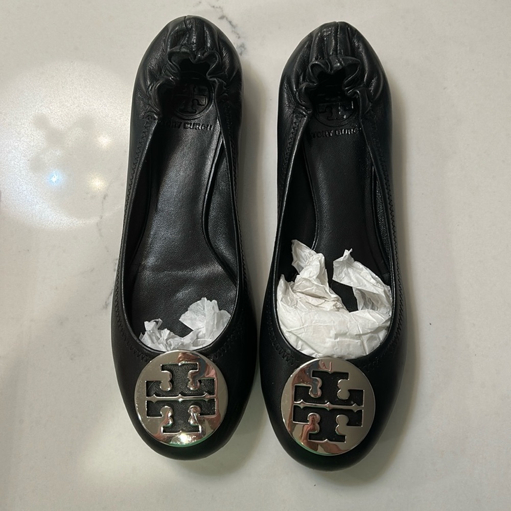 Tory Burch Black Reva Ballet flats